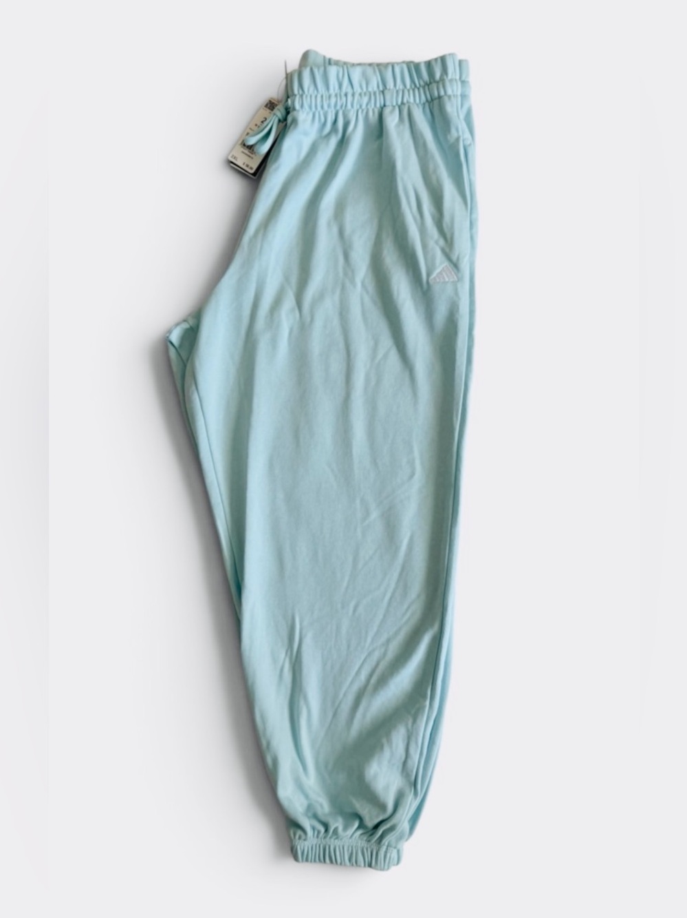 adidas Women’s cozy Jogger sweatpants in Halo Mint Size 2X